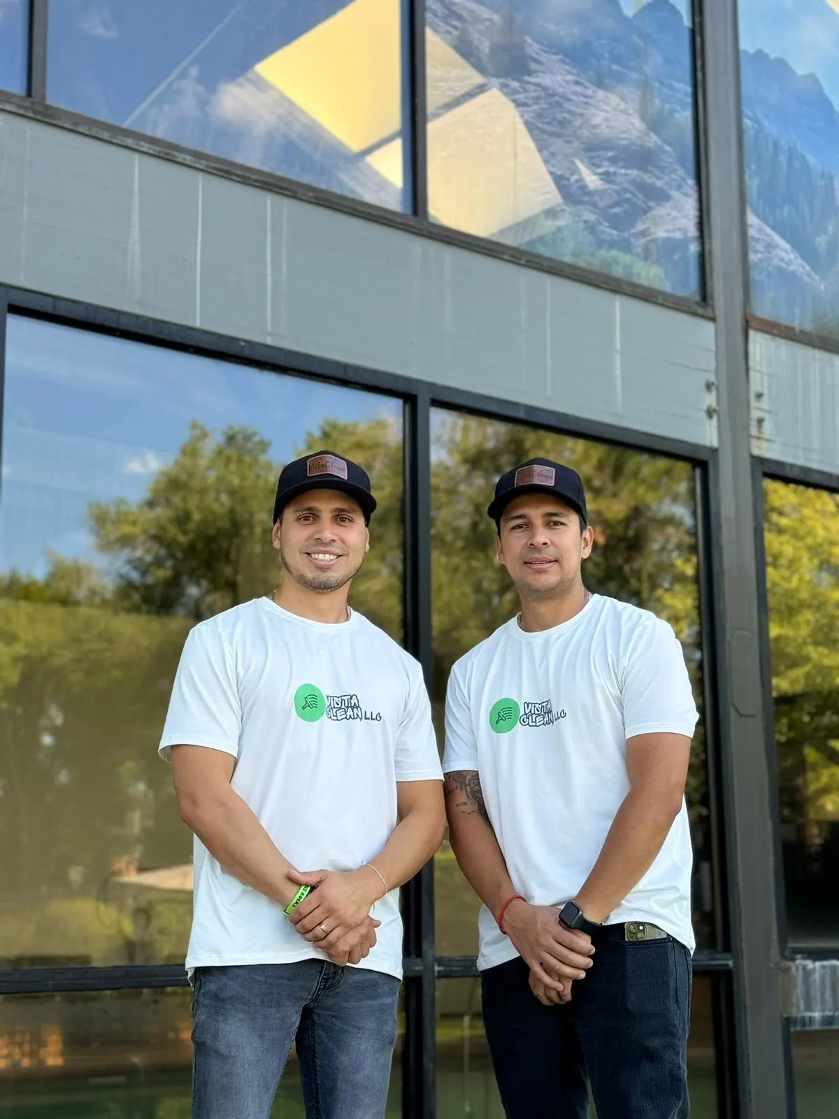 The Vista Clean professional team in Utah, ready for a junk removal job.